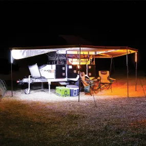 HardKorr Enhanced 4-Bar Tri-Colour LED Camping Light Kit