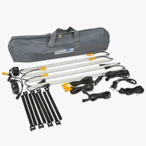 HARDKORR Lifestyle 4 Bar Orange/White LED Camping Light Kit