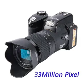 HD Digital Camera POLO D7100 33Million Pixel Auto Focus Professional SLR Video Camera 24X Optical Zoom Three Lens