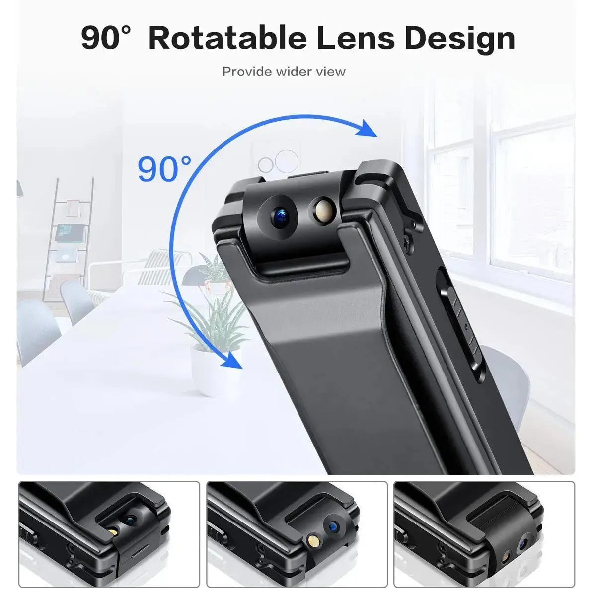 HD Mini Rotated Magnetic Camera