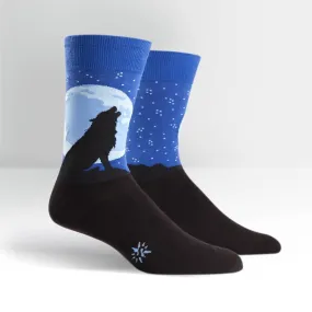 Howl At The Moon Wolf Socks (Men's)