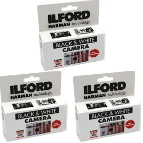 Ilford XP2 Super Single Use Camera with 27 Exposures - 3 Pack