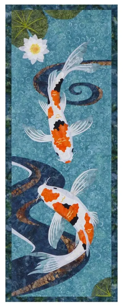 Japanese Elegance Koi Pond Laser Kit with Pattern