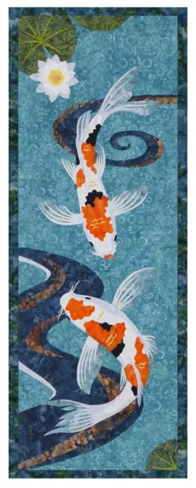 Japanese Elegance Koi Pond Laser Kit with Pattern
