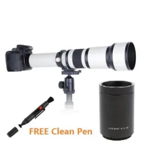 JINTU 650-2600mm Manual Telephoto Zoom Lens for NIKON SLR Camera D3400 D5500 D5600 D200 D300 D600 D610 D700 D800 D80 D90 D7500
