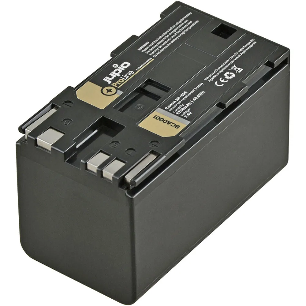 Jupio Canon ProLine BP-955 7.4V 6700mAh Video Battery