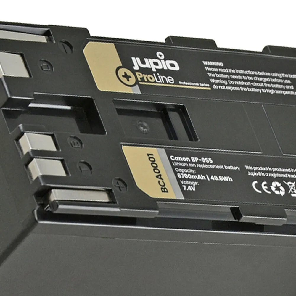 Jupio ProLine Li-ion 7.4V 10050mAh Battery For Canon BP-975 Video Camera