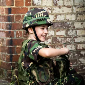 Kid's Camo Helmet in Disruptive Pattern Material (DPM)