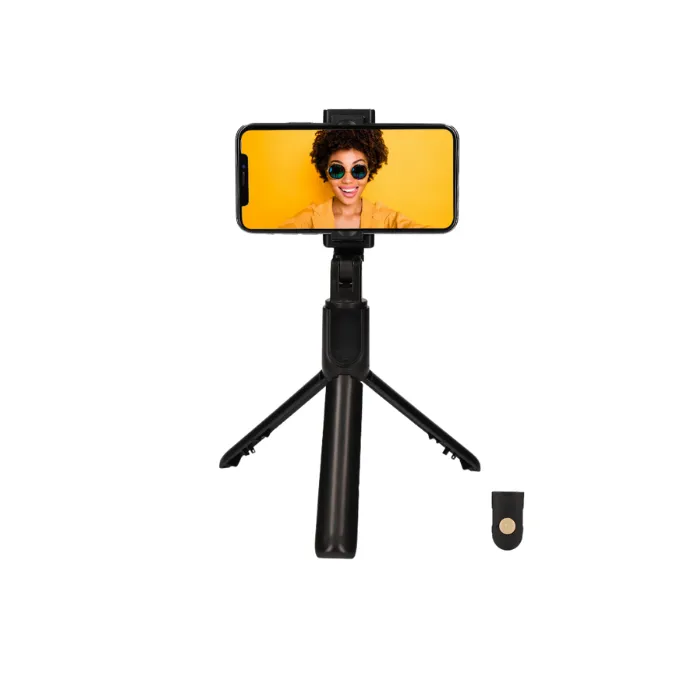 Ksix Selfie Pro Remote Control Tripod For Smartphone - Black | 114569