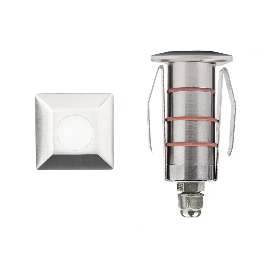 LED Indicator Light from the 1051 Collection in Stainless Steel Finish by W.A.C. Lighting