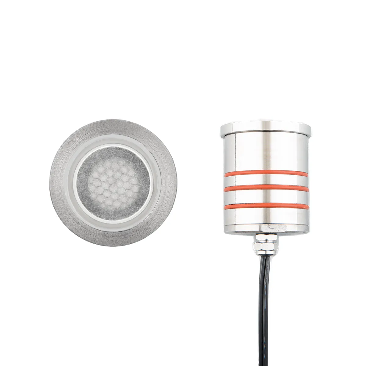 LED Indicator Light from the 2012 Collection in Stainless Steel Finish by W.A.C. Lighting