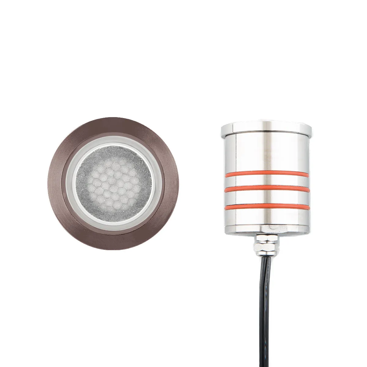 LED Indicator Light from the 2022 Collection in Bronzed Stainless Steel Finish by W.A.C. Lighting