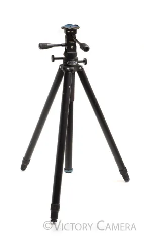 Leica Leitz 4602 Tiltall Black Metal Heavy Duty Tripod w/ 1/4" Mount (~70" Tall)