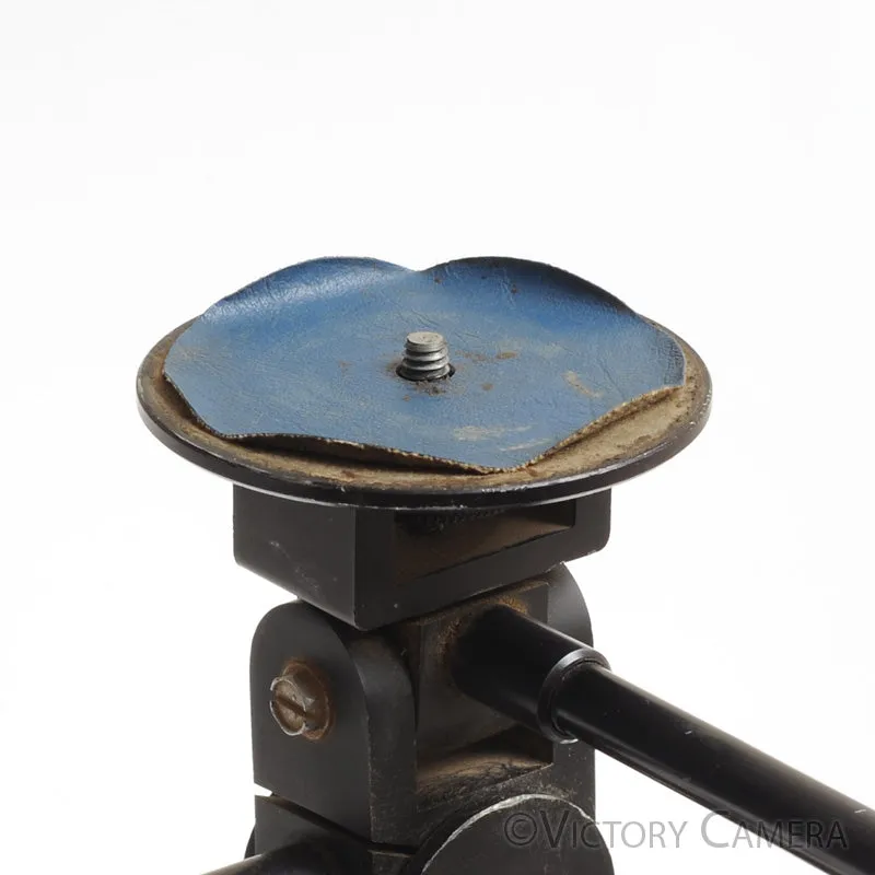 Leica Leitz 4602 Tiltall Black Metal Heavy Duty Tripod w/ 1/4" Mount (~70" Tall)