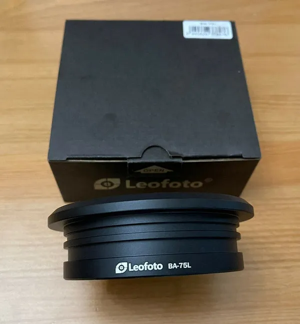 Leofoto BA-75L Leofoto BA-75L 100mm to 75mm Top Bowl Adapter