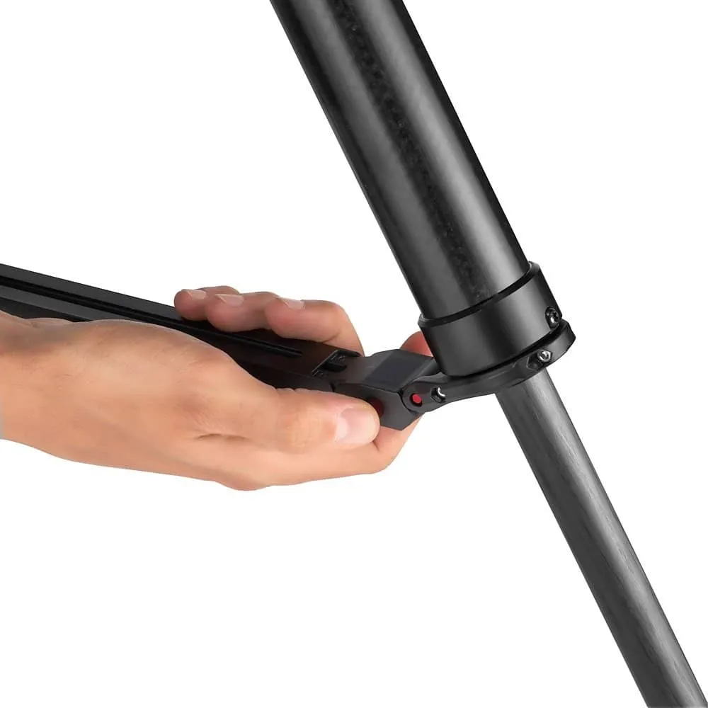 Manfrotto Tripod Vid 635 Fast Single CF fast twisting lock 75mm bowl 28.5-155cm 20Kg Payload