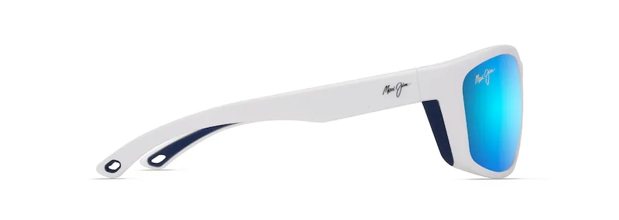 Maui Jim Nuu Landing Sunglass- White & Navy