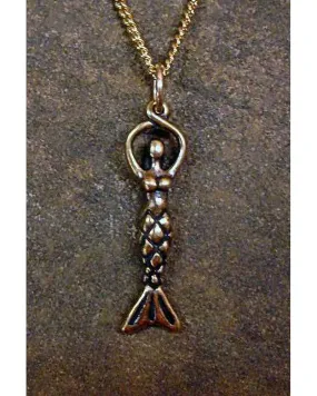 Mermaid Charm and Earrings