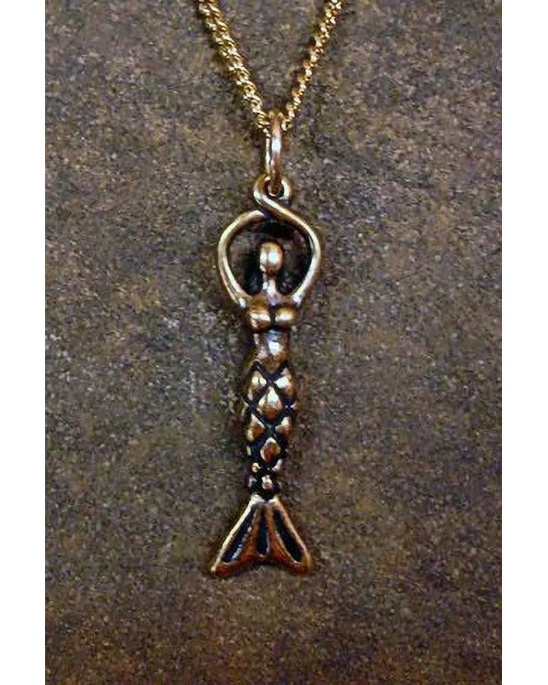 Mermaid Charm and Earrings