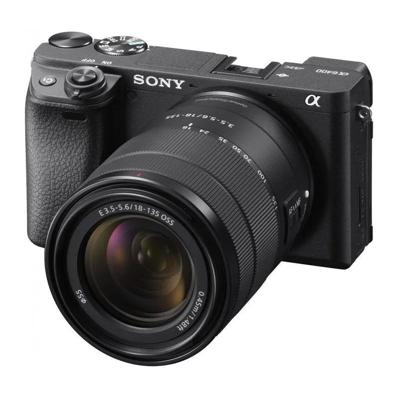 Mirrorless camera Sony Alpha α6400, kit 18-135mm, f/3.5-5.6, black
