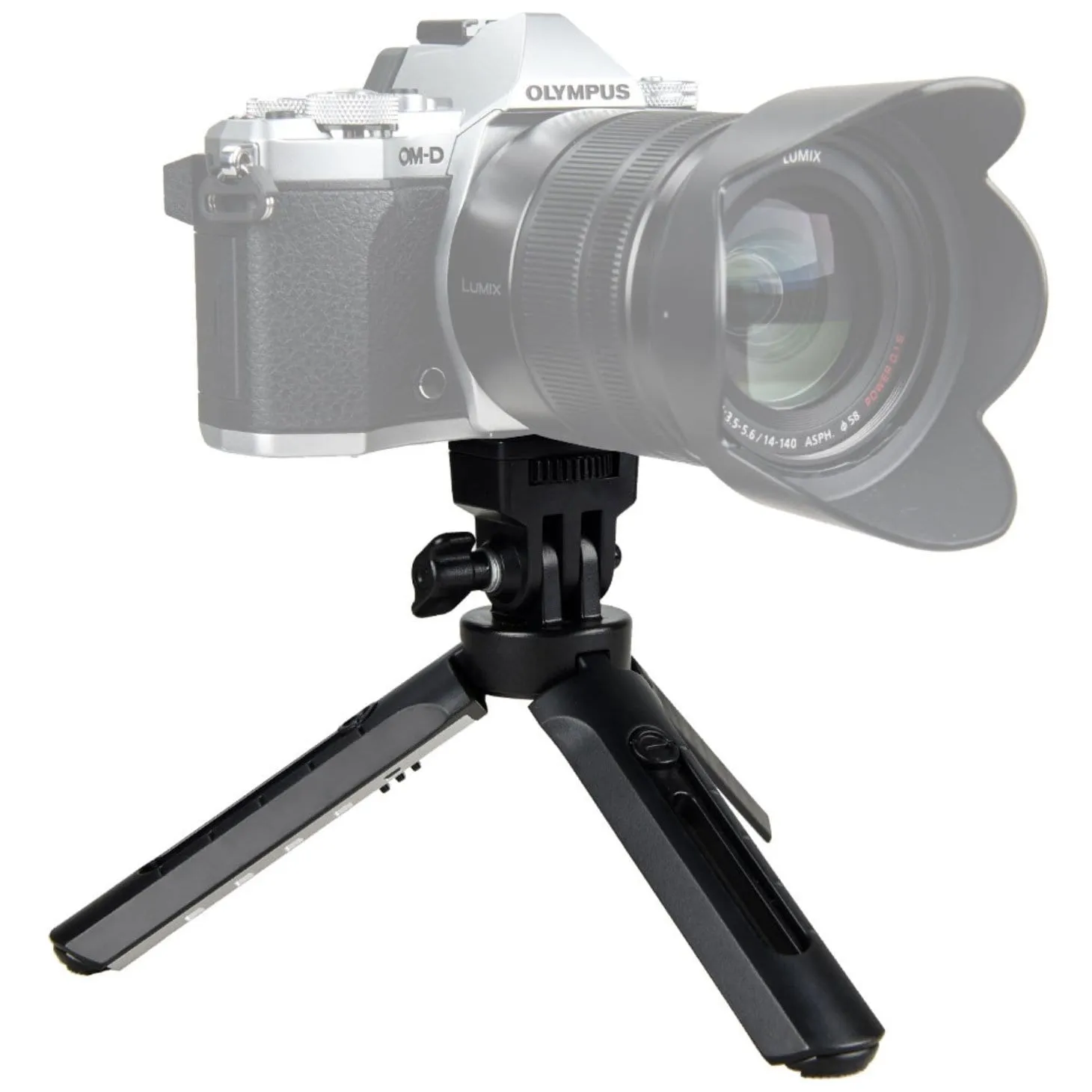 MT-01 Mini Tabletop Desk Tripod Stand for Flash Lighting and Cameras