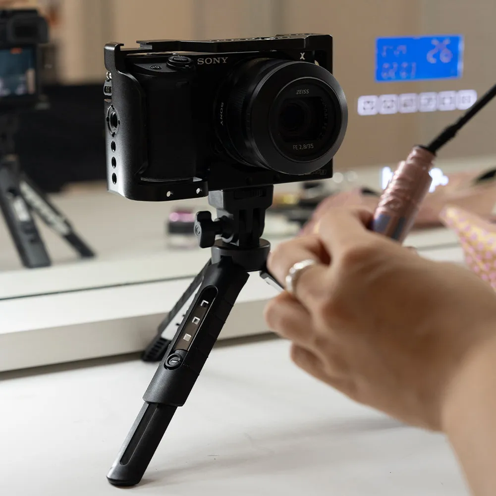 MT-01 Mini Tabletop Desk Tripod Stand for Flash Lighting and Cameras