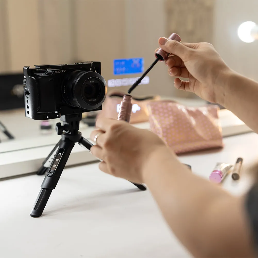 MT-01 Mini Tabletop Desk Tripod Stand for Flash Lighting and Cameras