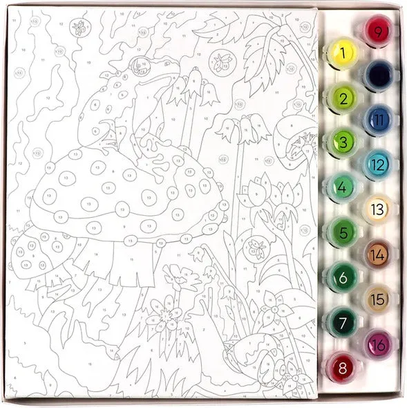 Mushroom Forest Paint By Numbers