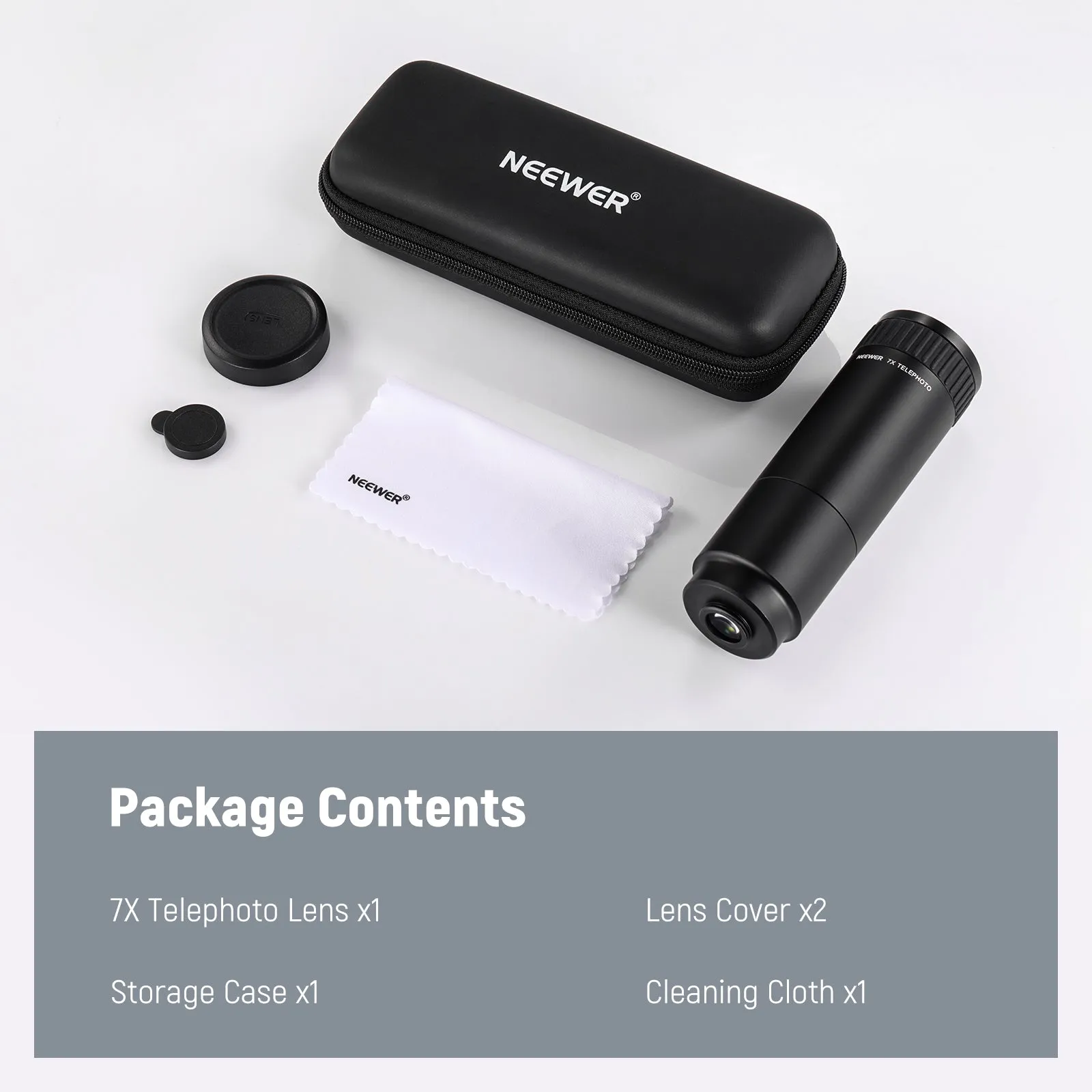 NEEWER LS-36 HD Telephoto Lens for Phone Cage for 17mm Thread