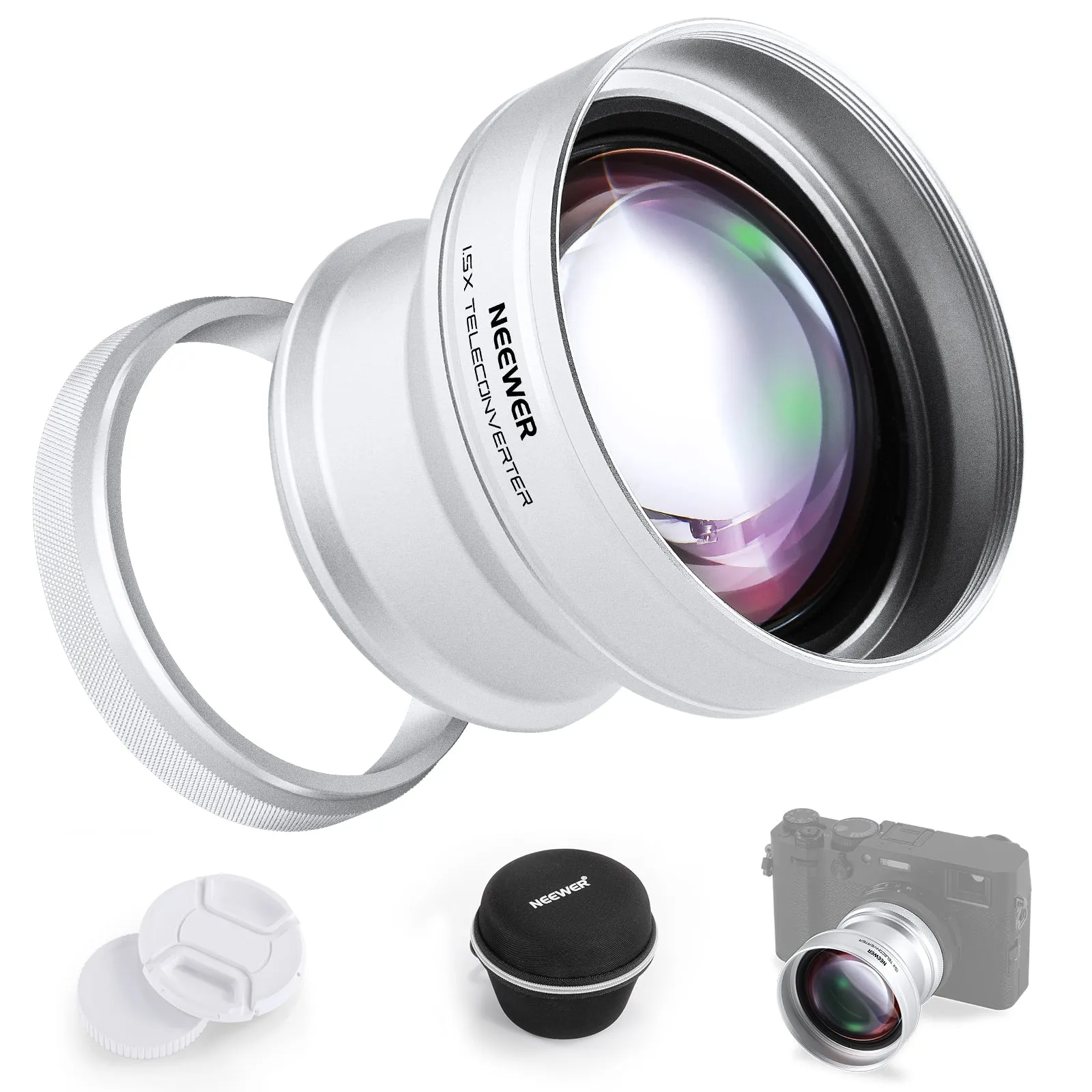 NEEWER LS-61 1.5X Telephoto Additional Lens For Fujifilm X100 Series