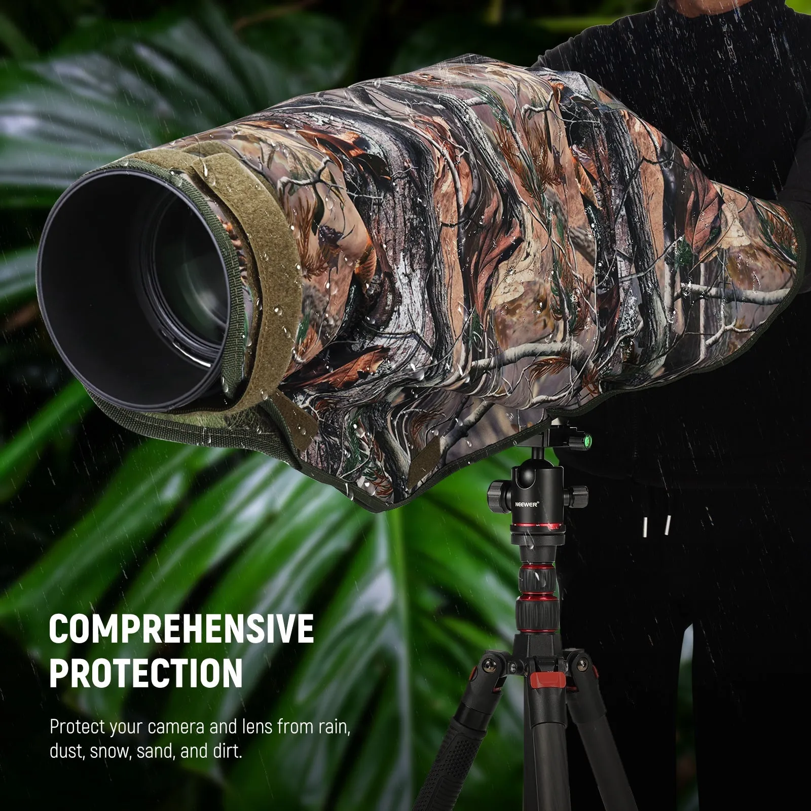 NEEWER PB019 Dual Sided Camouflage Rain Cover