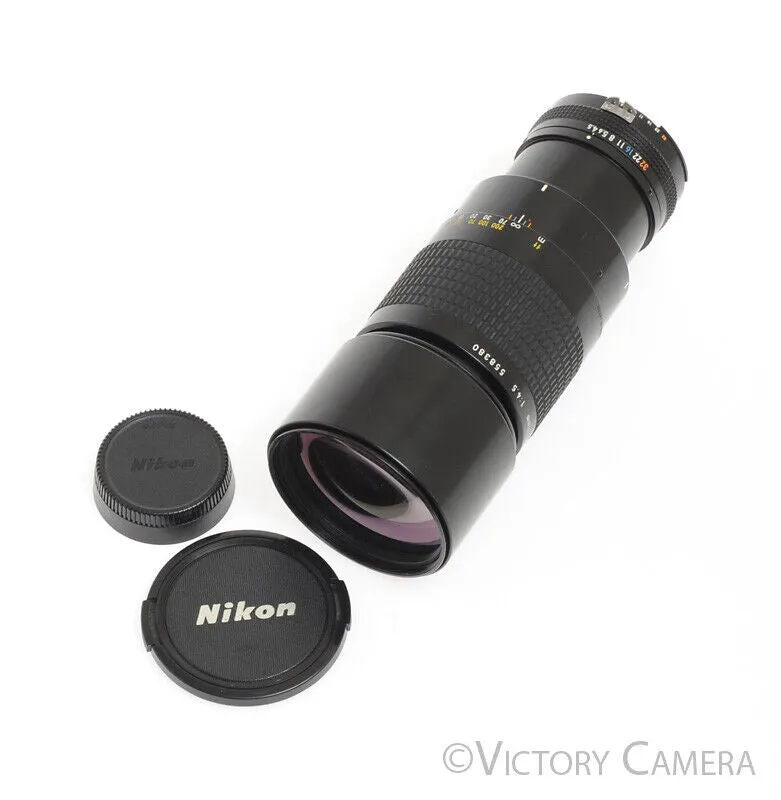 Nikon Nikkor 300mm F4.5 AI-S Telephoto Prime Lens -Clean- [EXC ]
