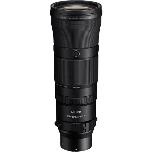 Nikon Z 180-600mm f/5.6-6.3 VR Lens  2 X 32 GB Memory Card   Lens Collar Stand BUNDLE KIT   MORE!!!