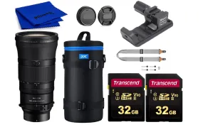 Nikon Z 180-600mm f/5.6-6.3 VR Lens  2 X 32 GB Memory Card   Lens Collar Stand BUNDLE KIT   MORE!!!