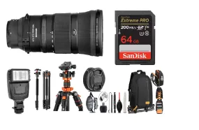 Nikon Z 180-600mm f/5.6-6.3 VR Lens  Flash   Tripod & More - 32GB Accessory Kit