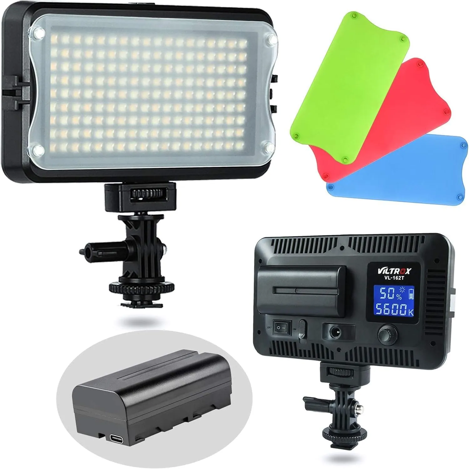 Nikon Z 180-600mm f/5.6-6.3 VR Lens   Tripod    LED Light Accessory Bundle