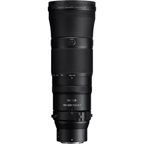 Nikon Z 180-600mm f/5.6-6.3 VR Lens   Tripod    LED Light Accessory Bundle