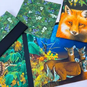 North American Wildlife Forestry Quilt Kit by Elise Lea - includes pattern