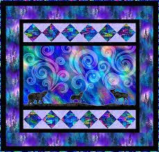 Northern Lights Wildlife Quilt