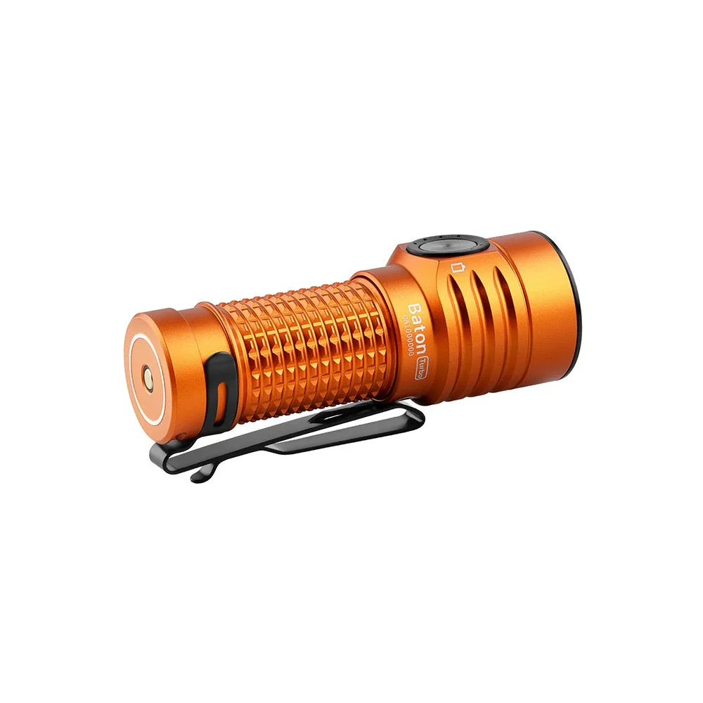 Olight Baton Turbo Compact EDC Long-Range Beam 510m 1000 Lumen Rechargeable Flashlight