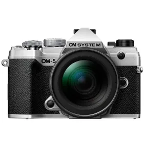 OM SYSTEM OM-5 Mirrorless Camera with 12-45mm f/4 PRO Lens (Silver)