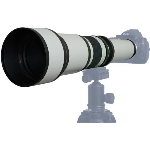 Opteka 650-1300mm f/8 HD Telephoto Zoom Lens