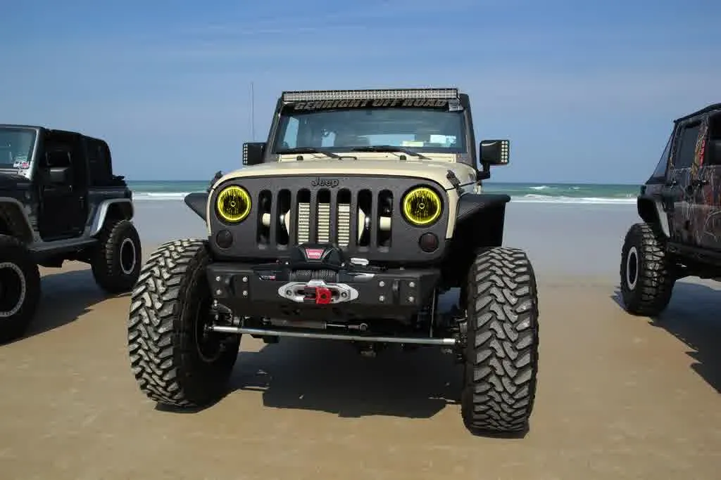 Oracle Headlight LED Halo Kit Jeep Wrangler JK (07-17) [Waterproof - Surface Mount] Multicolored