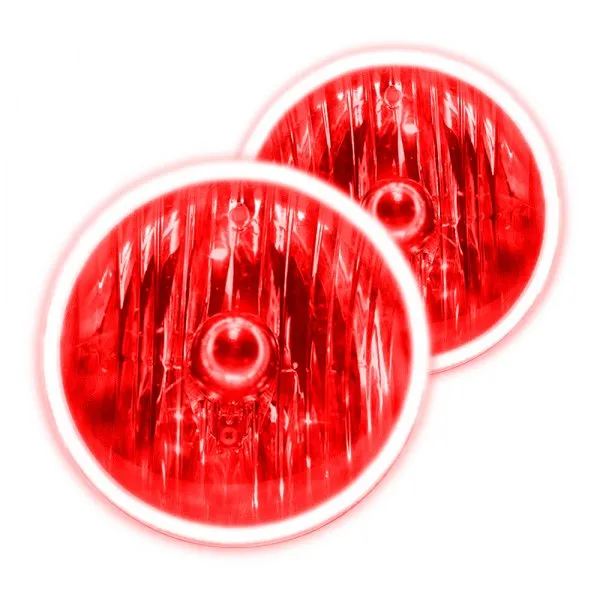 Oracle Headlight LED Halo Kit Jeep Wrangler JK (07-17) [Waterproof - Surface Mount] Multicolored