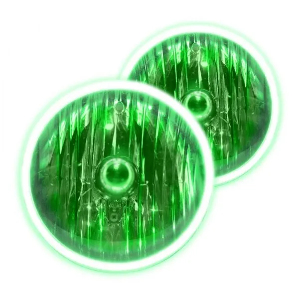Oracle Headlight LED Halo Kit Jeep Wrangler JK (07-17) [Waterproof - Surface Mount] Multicolored