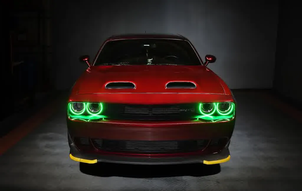 Oracle LED Halo Kit Dodge Challenger (15-21) Blue Red Green Amber - ColorSHIFT - Waterproof