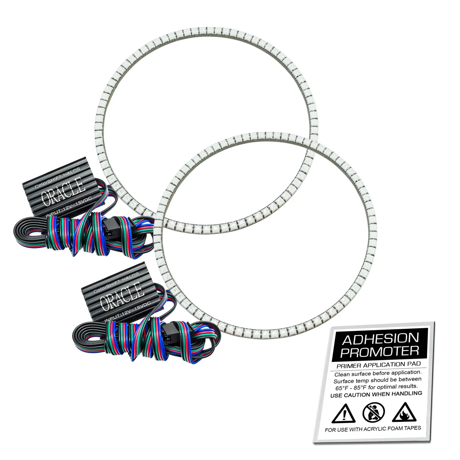ORACLE Lighting 2007-2017 Jeep Wrangler JK LED Surface Mount Headlight Halo Kit