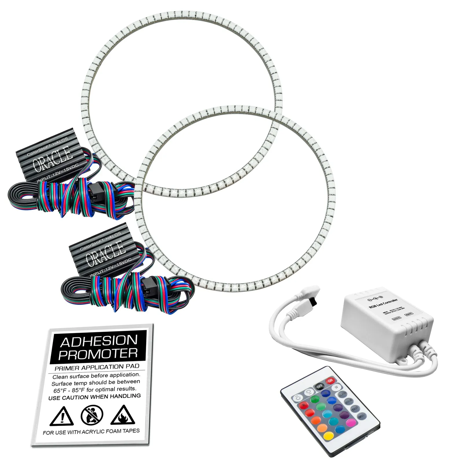 ORACLE Lighting 2007-2017 Jeep Wrangler JK LED Surface Mount Headlight Halo Kit