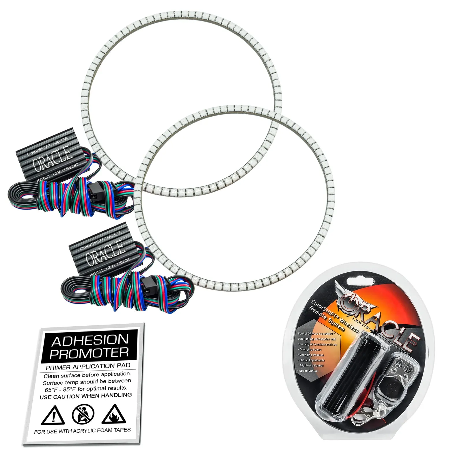 ORACLE Lighting 2007-2017 Jeep Wrangler JK LED Surface Mount Headlight Halo Kit