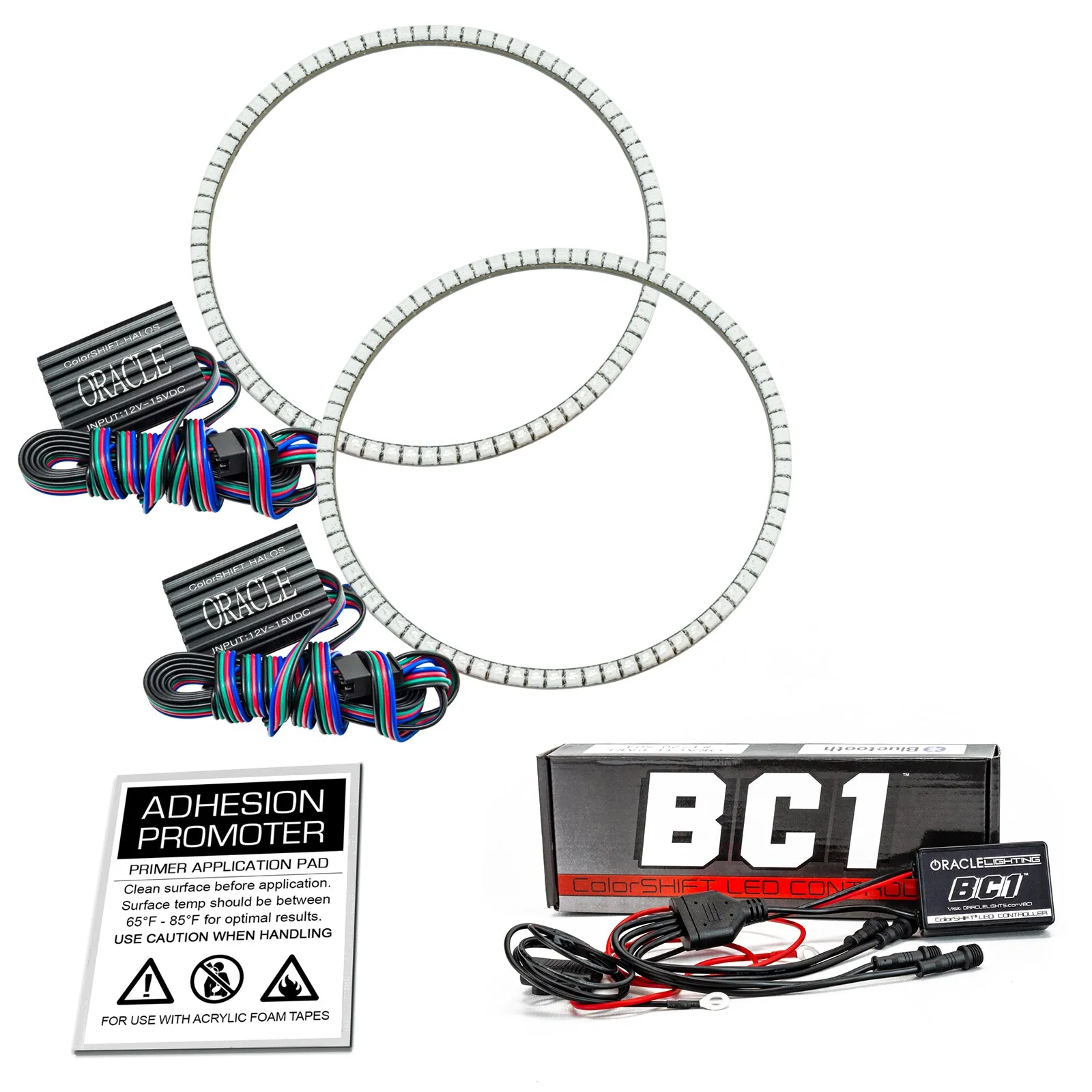 ORACLE Lighting 2007-2017 Jeep Wrangler JK LED Surface Mount Headlight Halo Kit